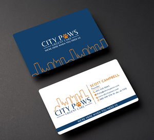 Design de Carte de Visite par Creative Moon Design pour City Paws Urgent Care  | Design : #29327908