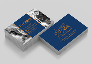 Design de Carte de Visite par MarkoE pour City Paws Urgent Care  | Design : #29305267