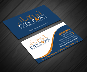 Design de Carte de Visite par jk_studio pour City Paws Urgent Care  | Design : #29308073