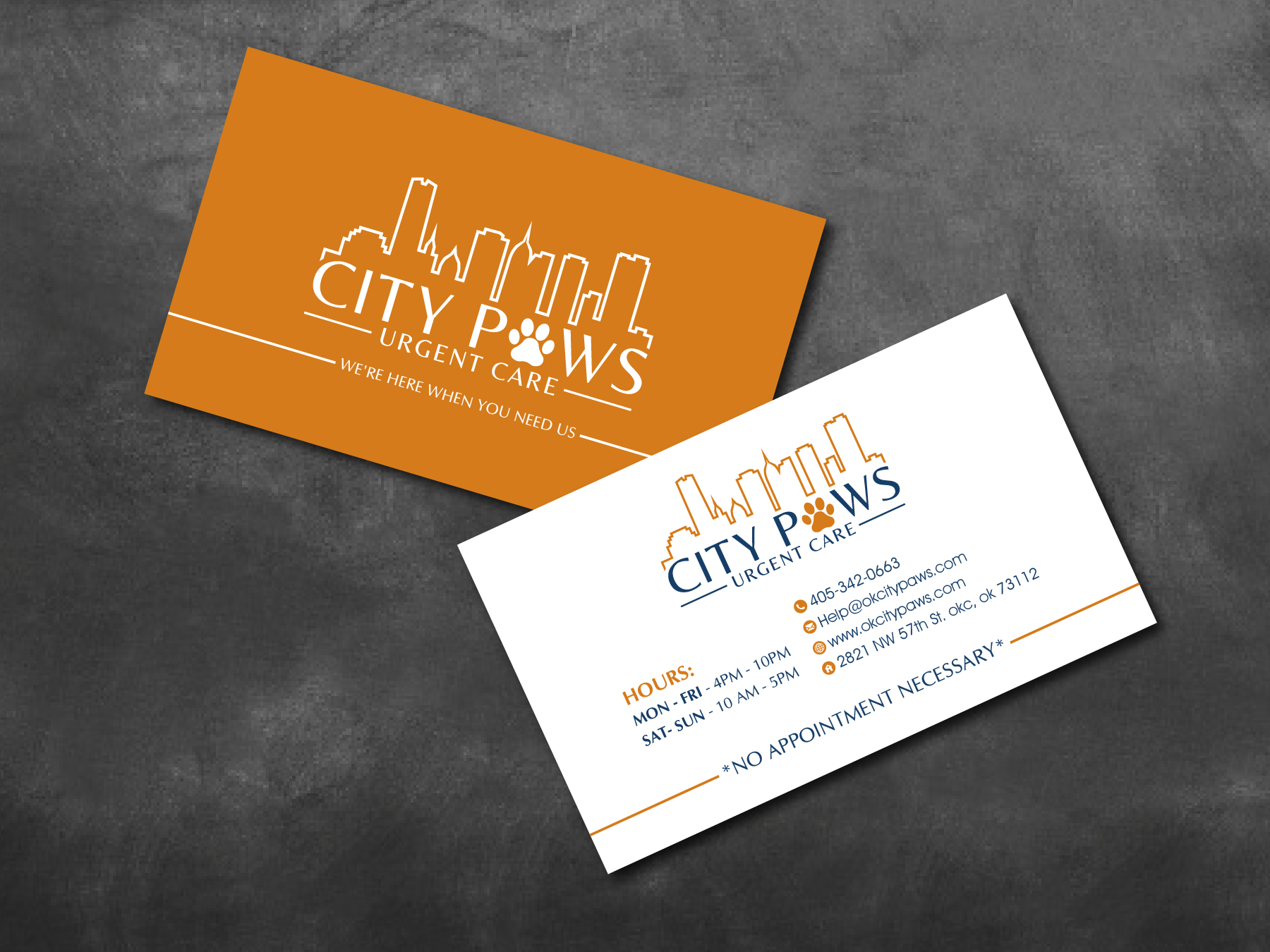 Design de Carte de Visite par artbitin pour City Paws Urgent Care  | Design #29317754