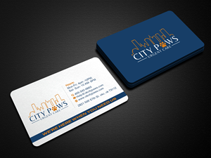 Business Card Design by Creations Box 2015 for City Paws Urgent Care  | Design: #29311302