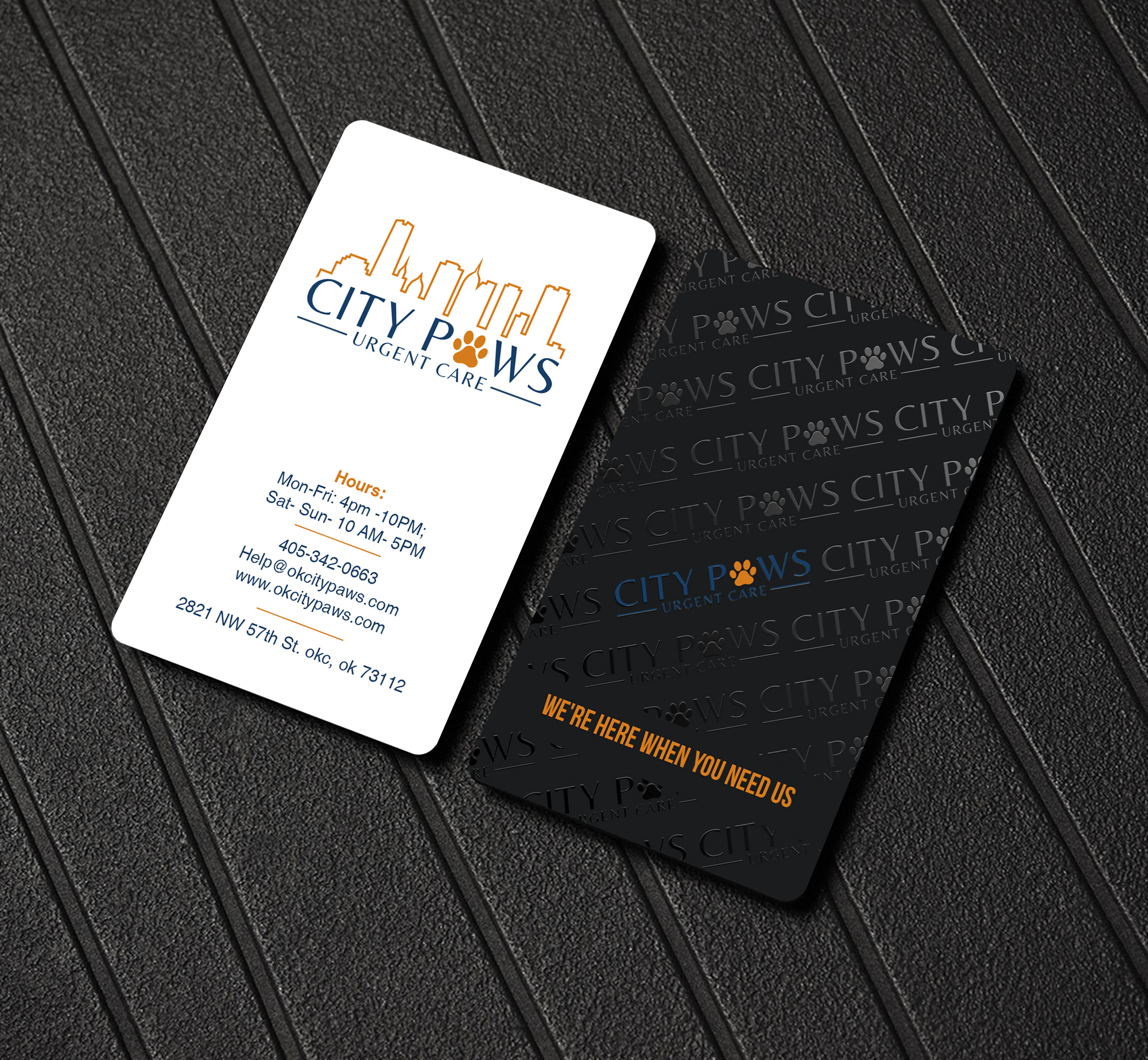 Visitenkarten-Design von Creations Box 2015 für City Paws Urgent Care  | Design #29312124