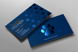 Business Card Design by chandrayaan.creative for City Paws Urgent Care  | Design: #29308813