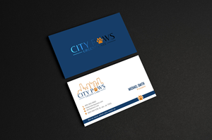 Business Card Design by chandrayaan.creative for City Paws Urgent Care  | Design: #29308815