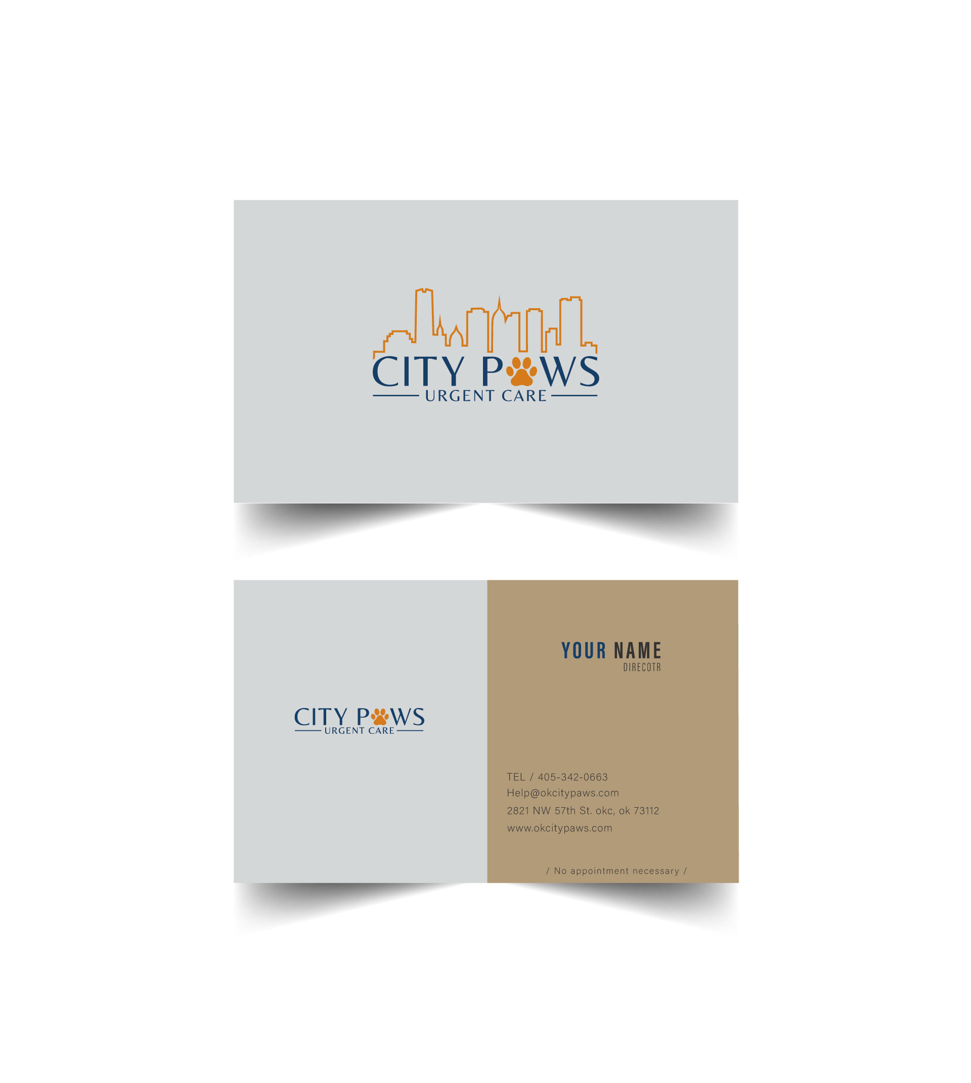 Design de Carte de Visite par MV_0 pour City Paws Urgent Care  | Design #29331101