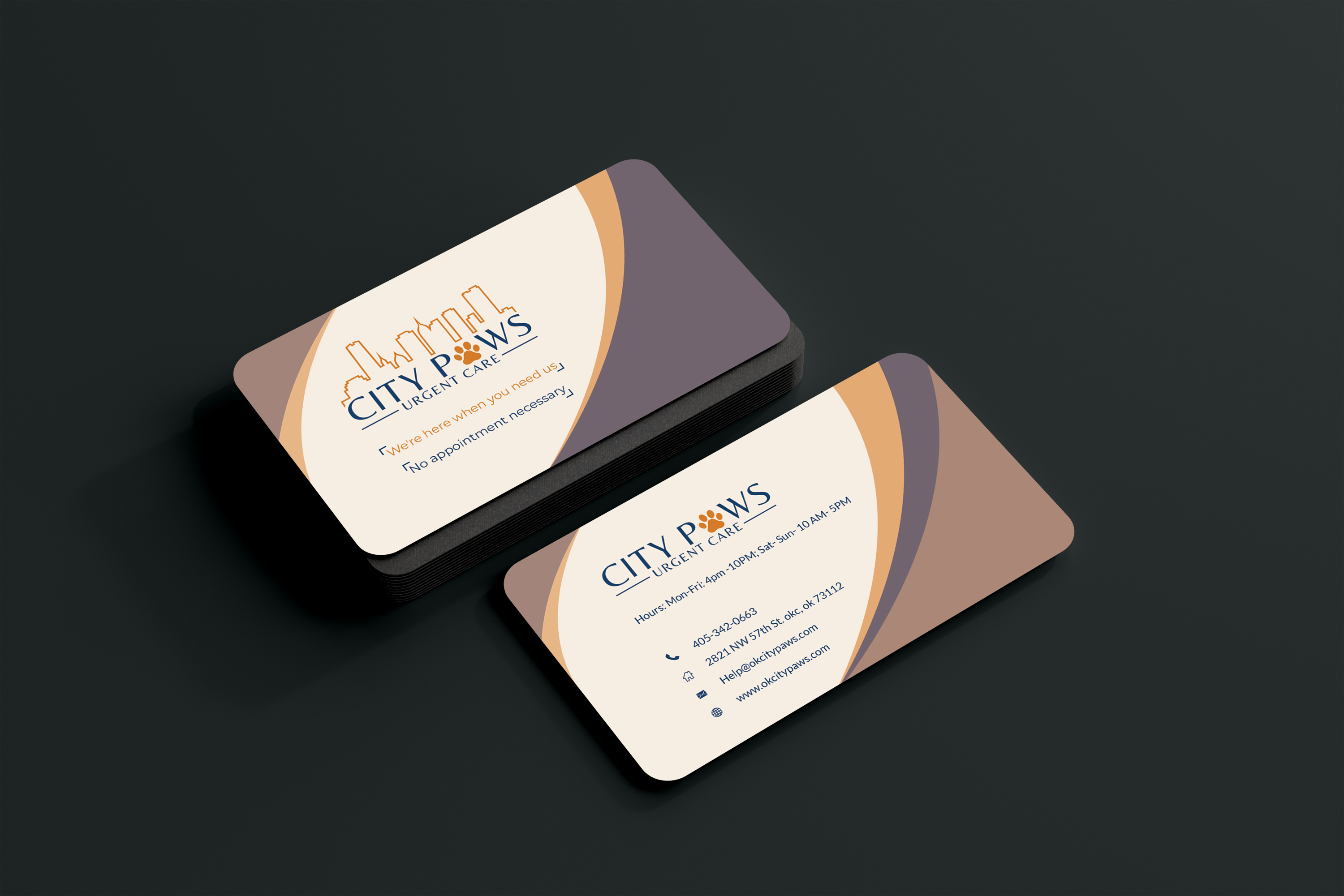 Design de Carte de Visite par Razikul Rasel pour City Paws Urgent Care  | Design #29314868