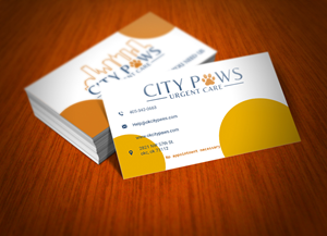 Design de Carte de Visite par Razikul Rasel pour City Paws Urgent Care  | Design : #29316092