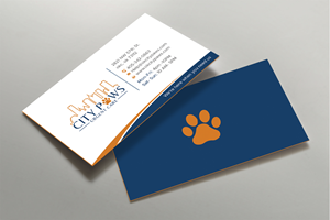 Design de Carte de Visite par DesignShout pour City Paws Urgent Care  | Design : #29308977
