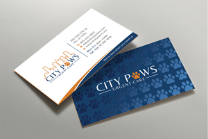 Design de Carte de Visite par DesignShout pour City Paws Urgent Care  | Design : #29308983