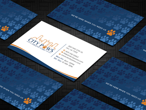 Design de Carte de Visite par DesignShout pour City Paws Urgent Care  | Design : #29309098