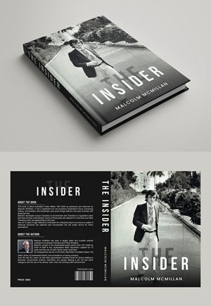 A paperback book cover entitled: The Insider | Diseño de portada de libro por Graphic Storm