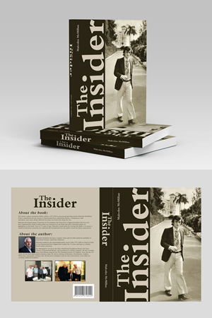 A paperback book cover entitled: The Insider | Diseño de portada de libro por AbdulRafay