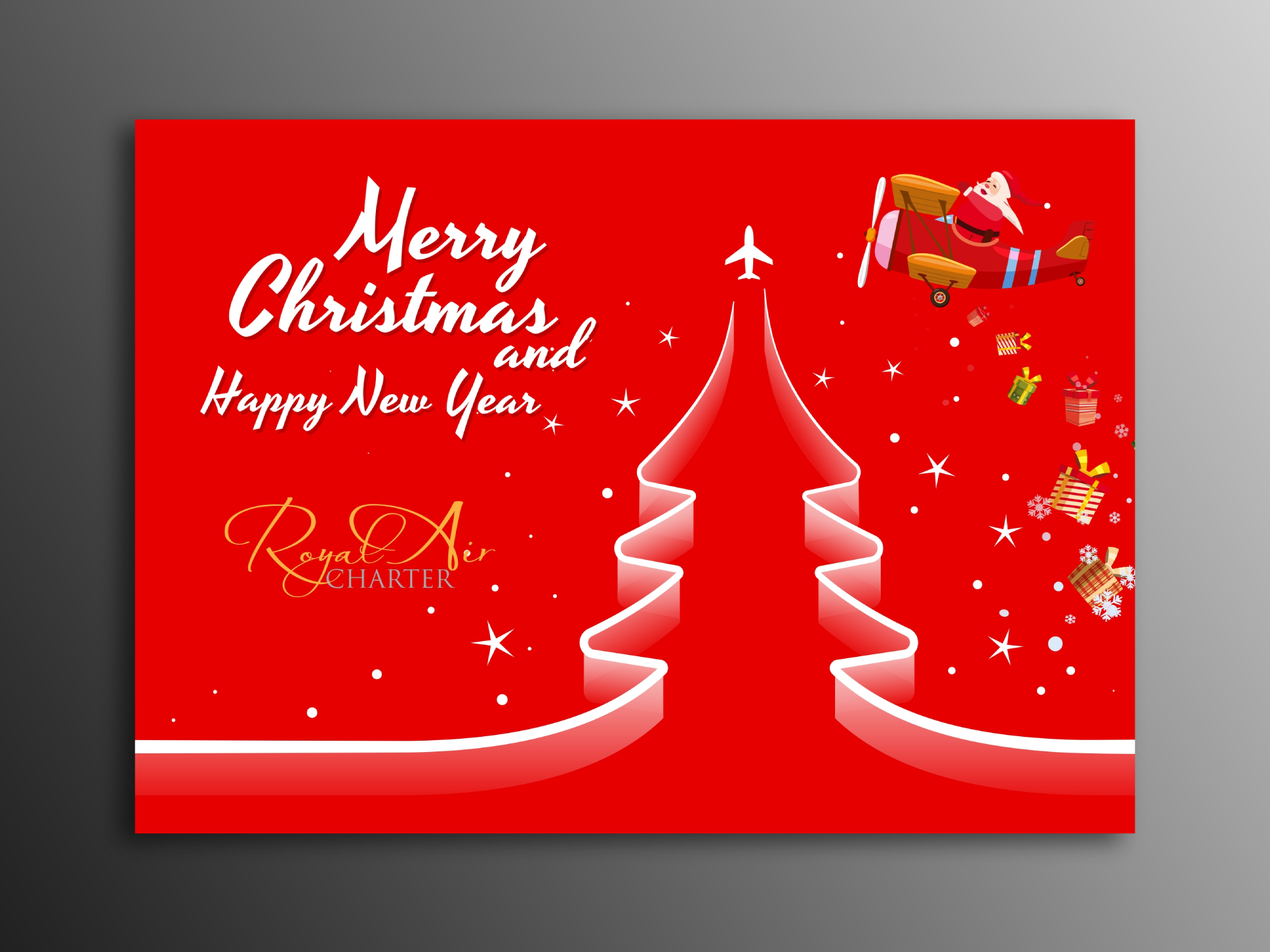 Design Enveloppe par ecorokerz pour Royal Air Charter | Design #29320964