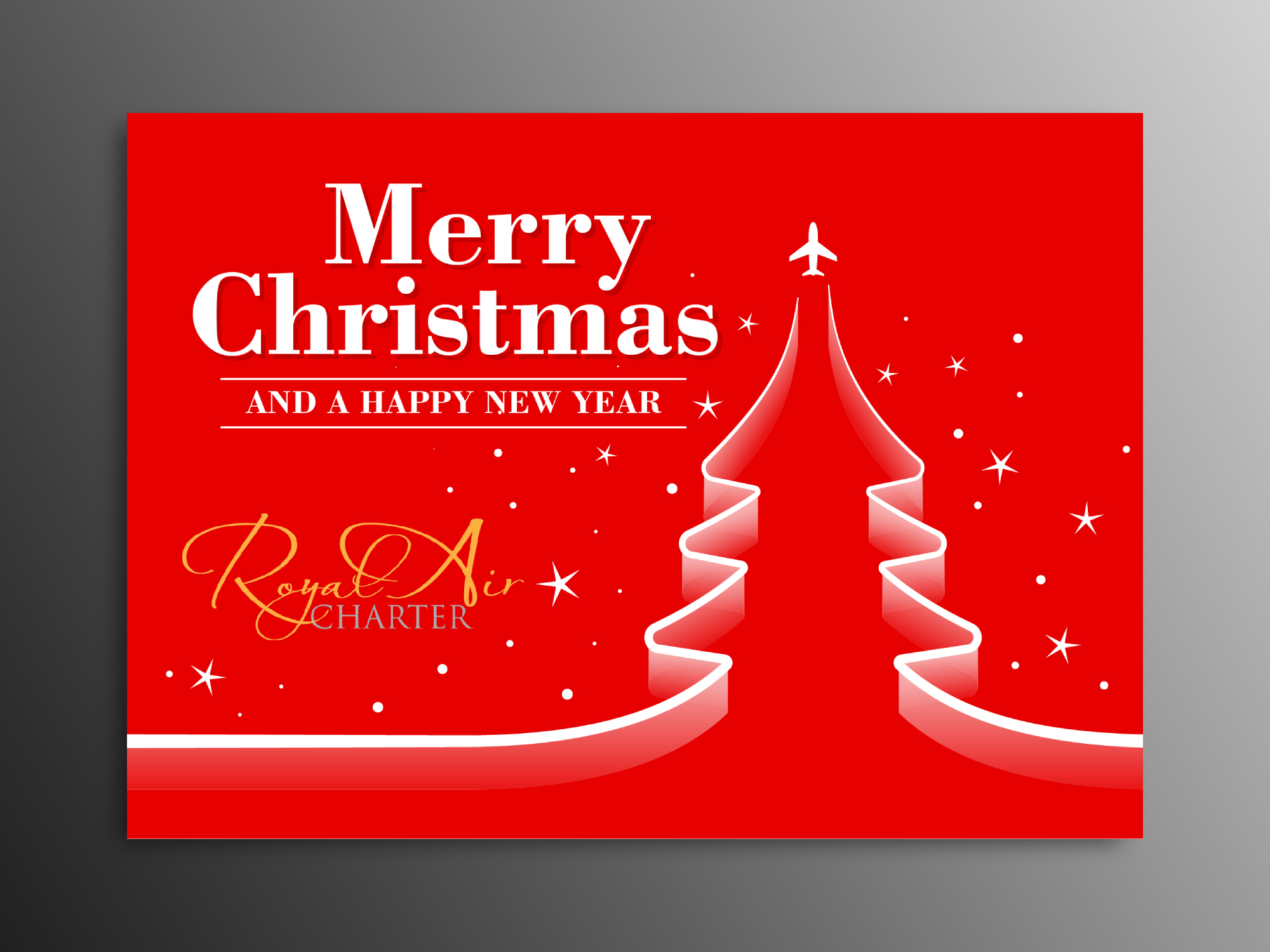 Design Enveloppe par ecorokerz pour Royal Air Charter | Design #29427463