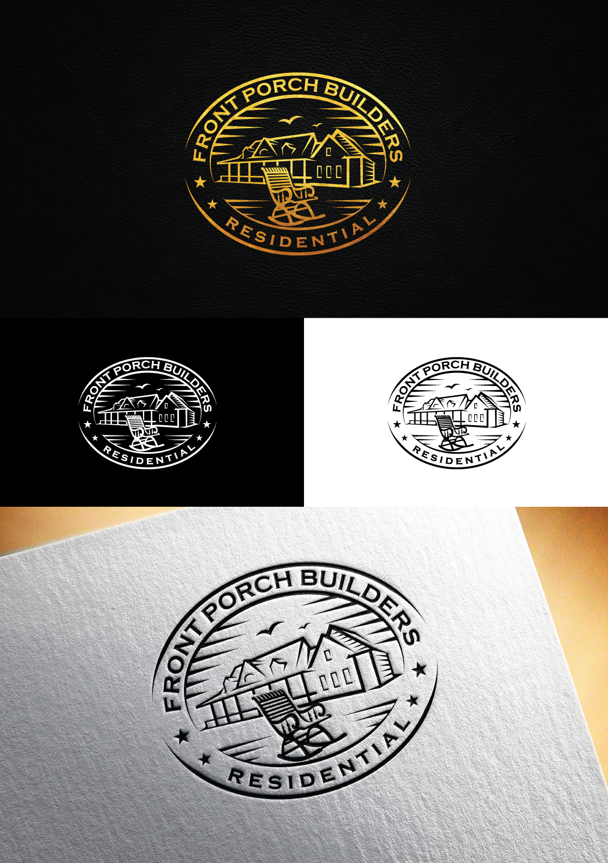 Logo Design by Logo Stock for Front Porch Builders | Design #29315703
