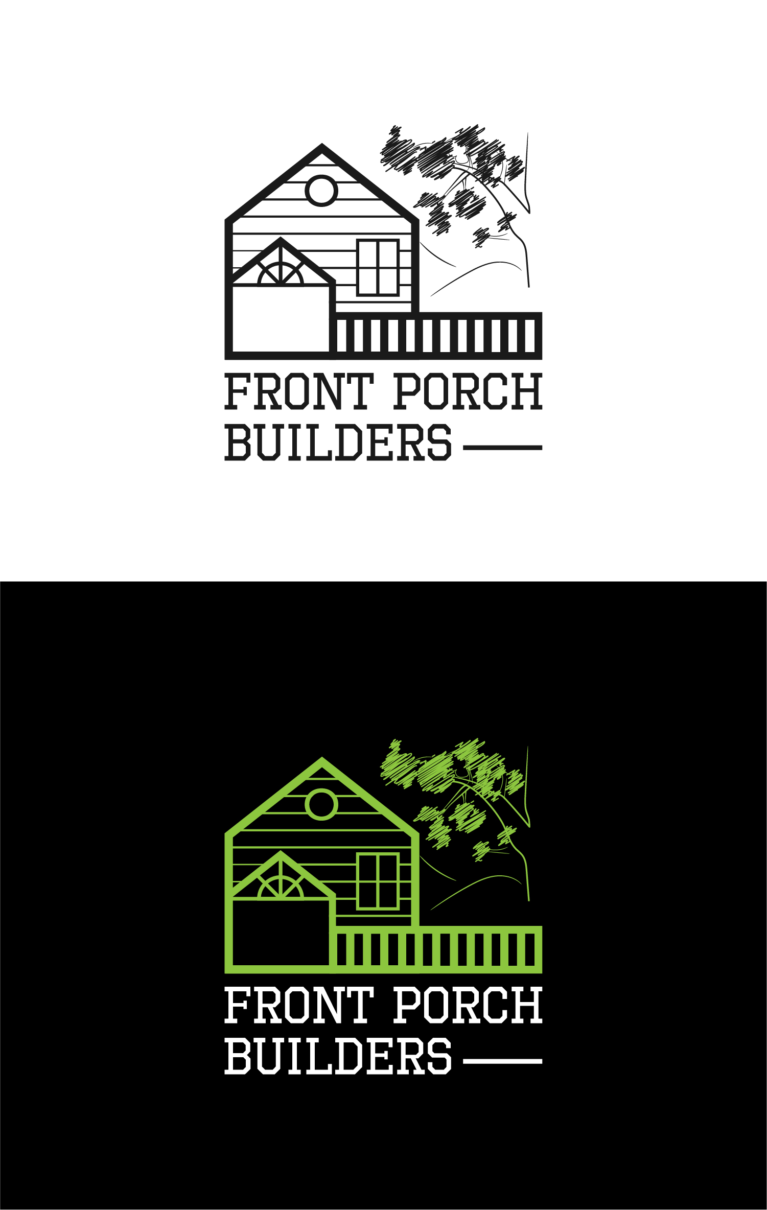 Logo Design by vidarshana 2 for Front Porch Builders | Design #29324767
