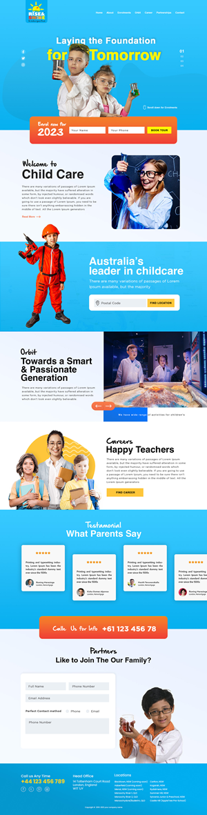 concept design for a website homepage | Web Design par Asela Saranga