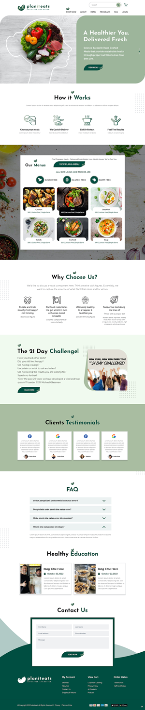 Web Design by pb for this project | Design #29499919