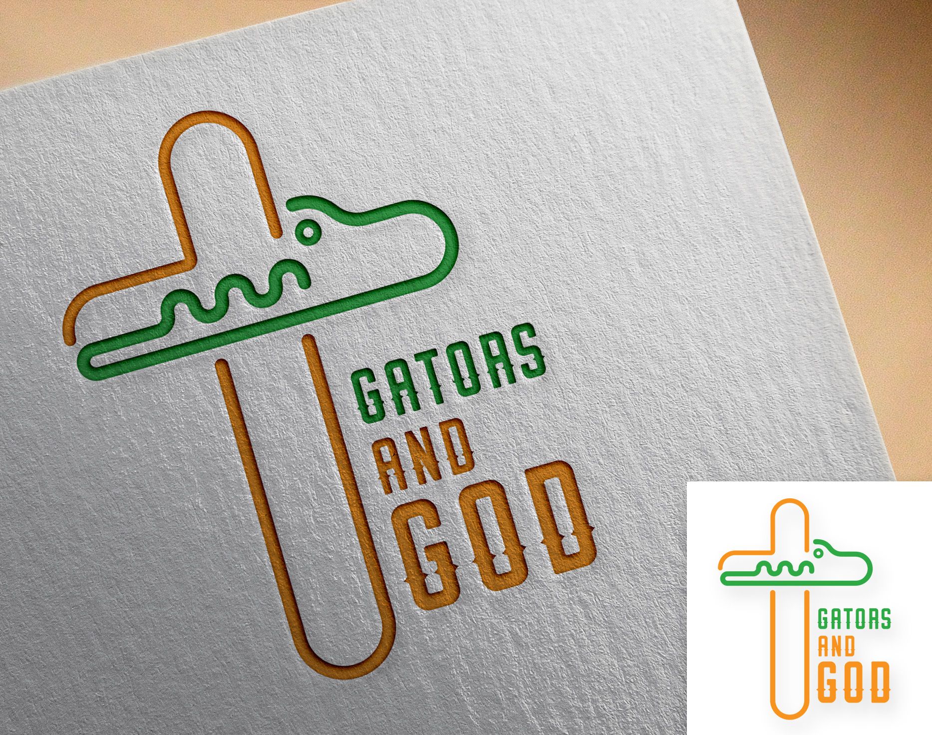 Logo Design by Baklect Creative (PRO) for Gators and God | Design #29314707