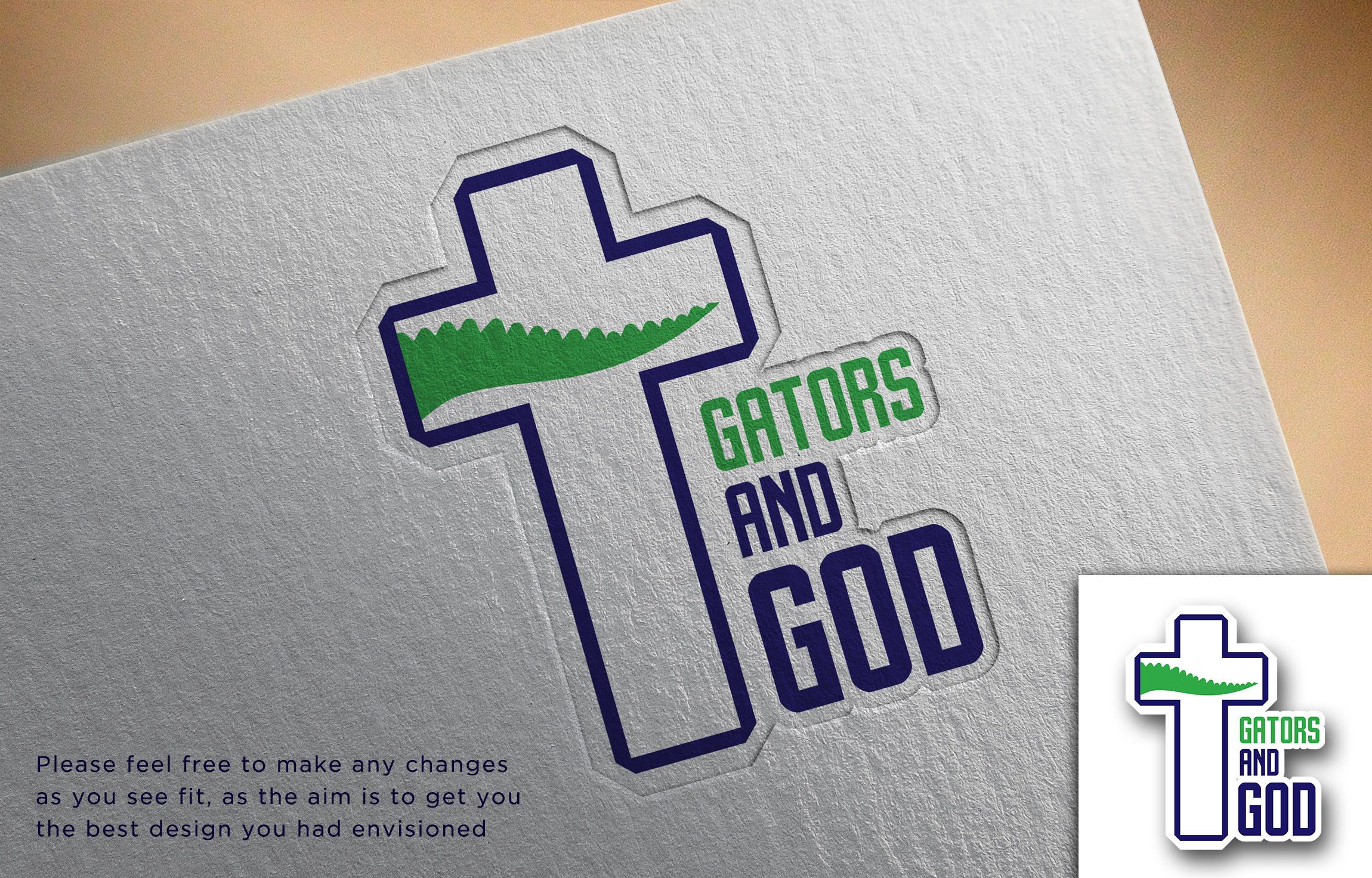 Logo Design by Baklect Creative (PRO) for Gators and God | Design #29314874