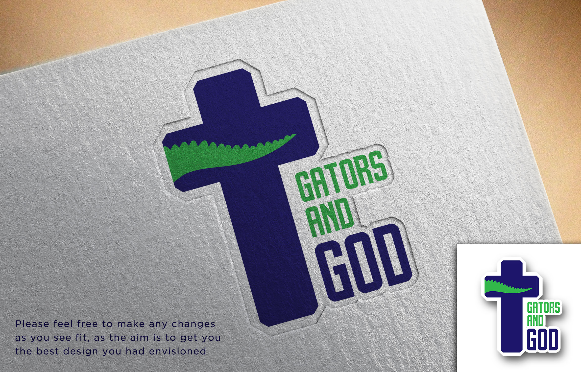 Logo Design by Baklect Creative (PRO) for Gators and God | Design #29315080