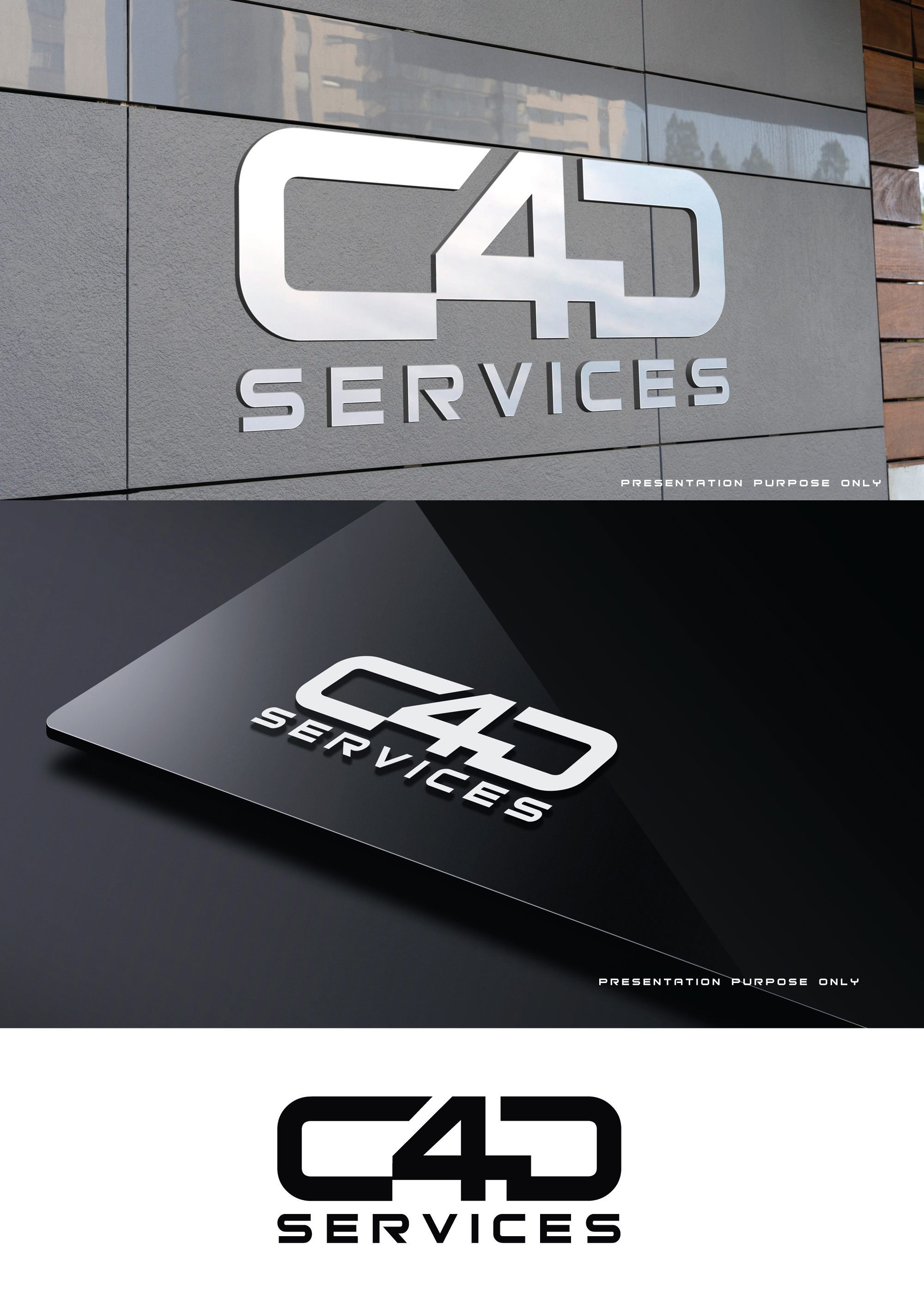 Logo-Design von Paras Bali für C4D Services | Design #29346352