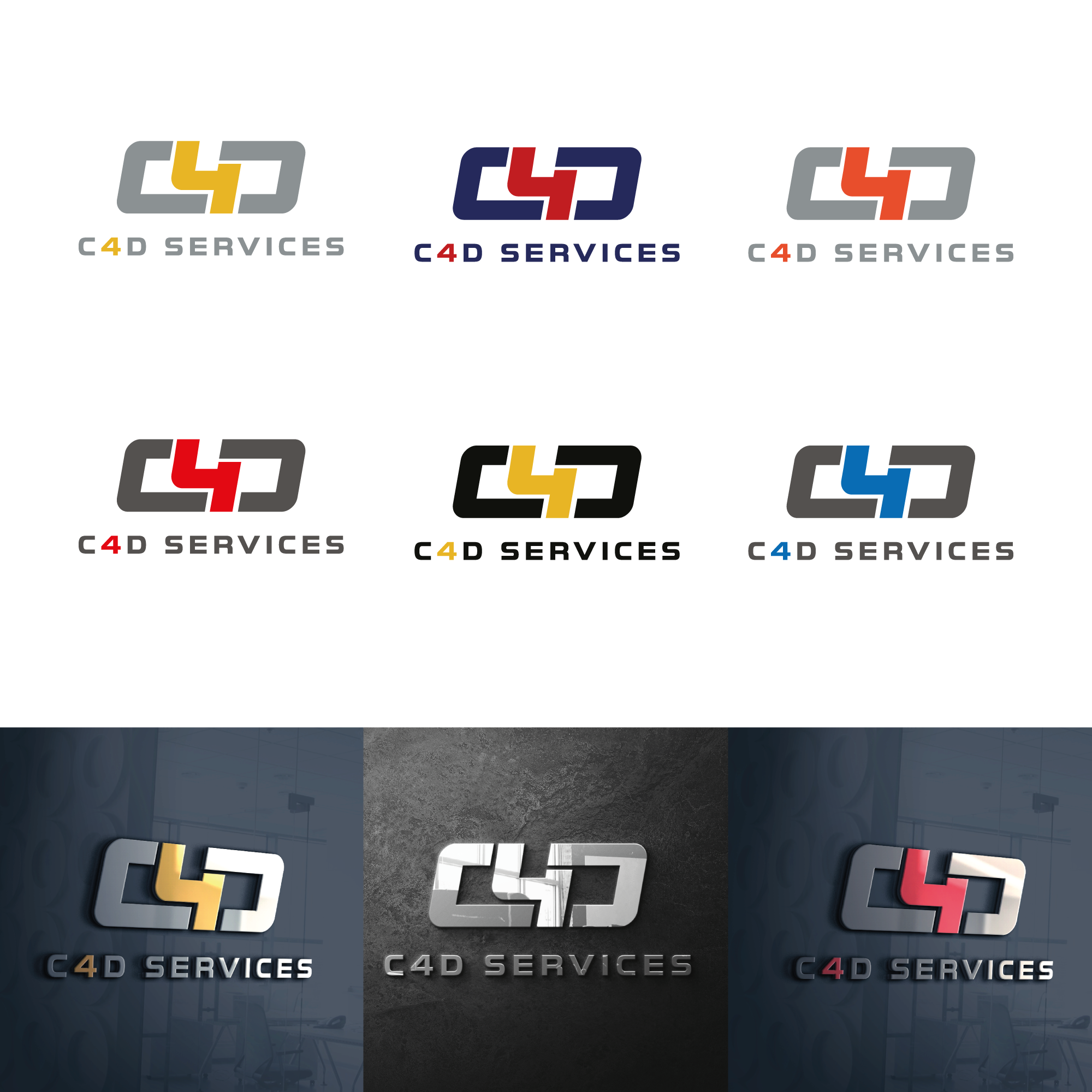 Logo Design by Zak deZign for C4D Services | Design #29316352