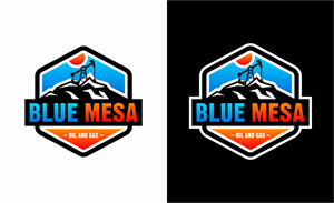 Blue Mesa Oil and Gas | Logo Design by Sibyle