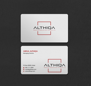 Visitenkarten-Design von INDIAN_Ashok für dieses Projekt | Design: #29314996