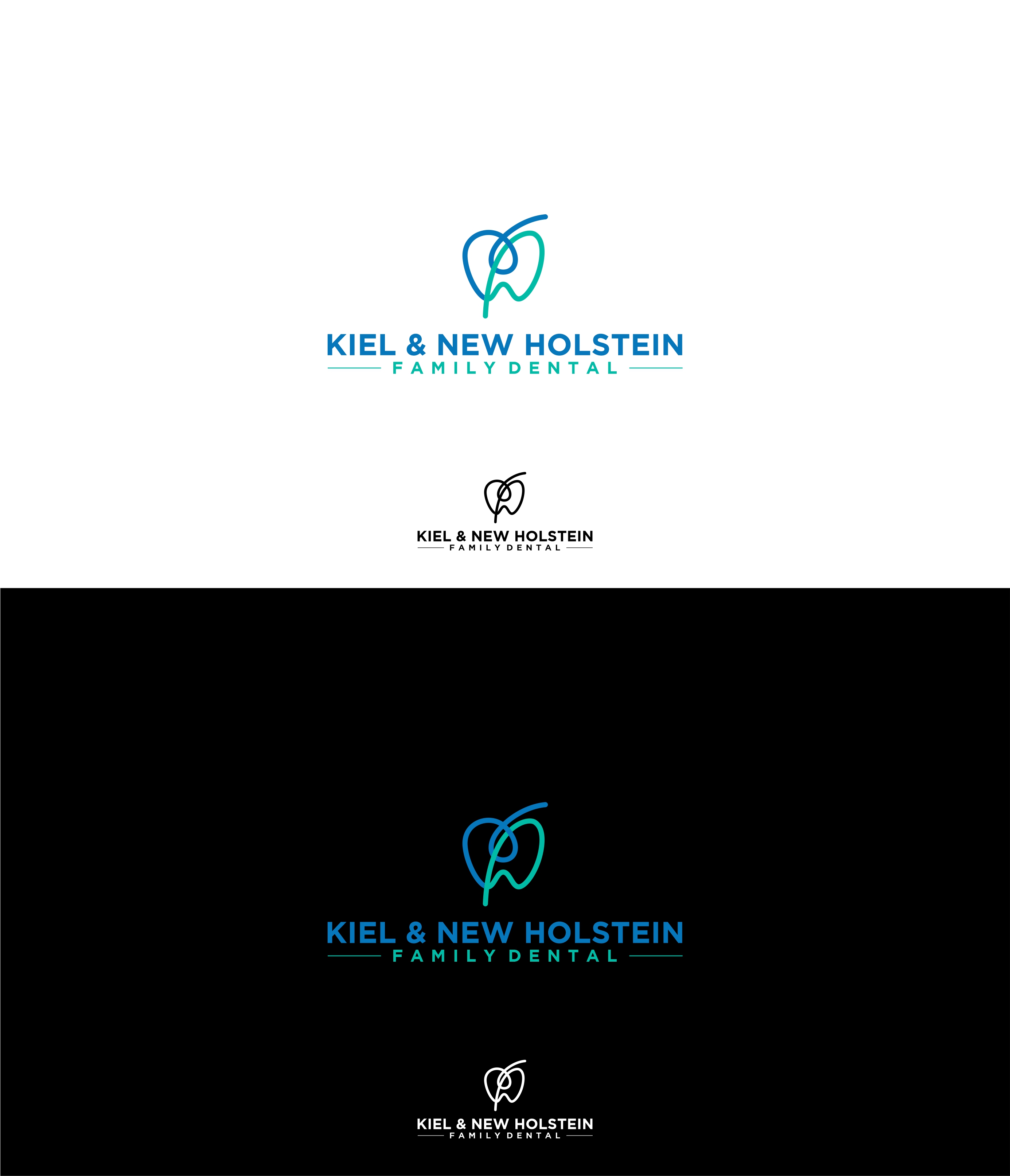 Logo Design by big daddy bojat for Kiel & New Holstein Family Dental | Design #29368029