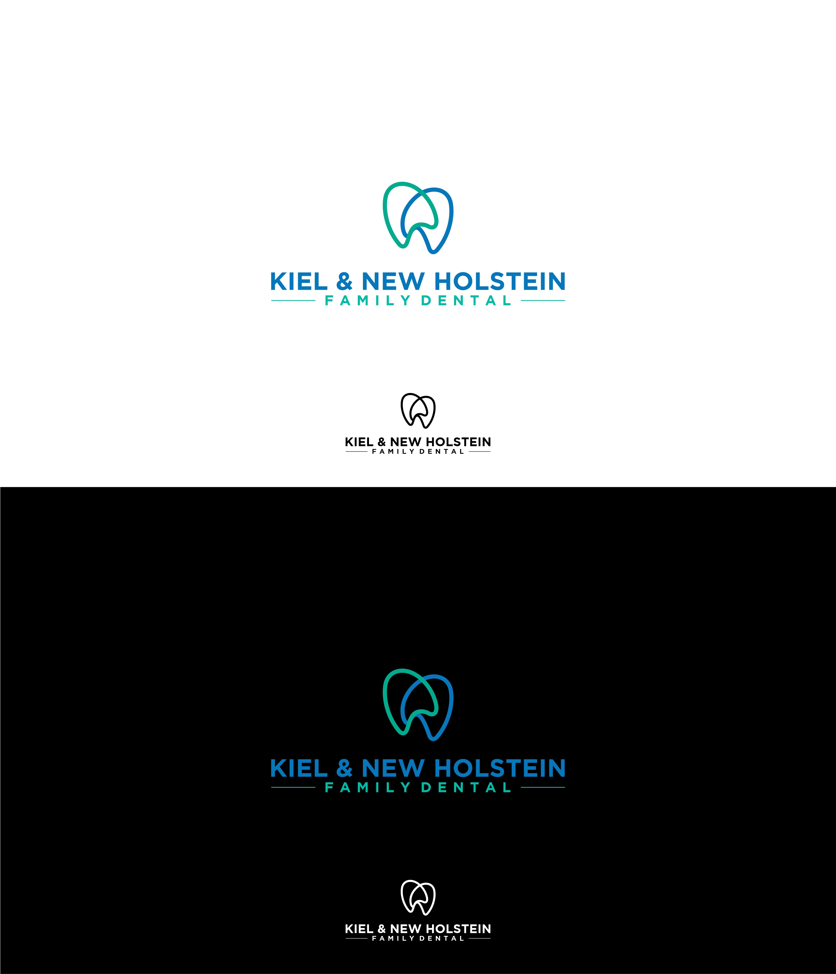 Logo Design by big daddy bojat for Kiel & New Holstein Family Dental | Design #29368031