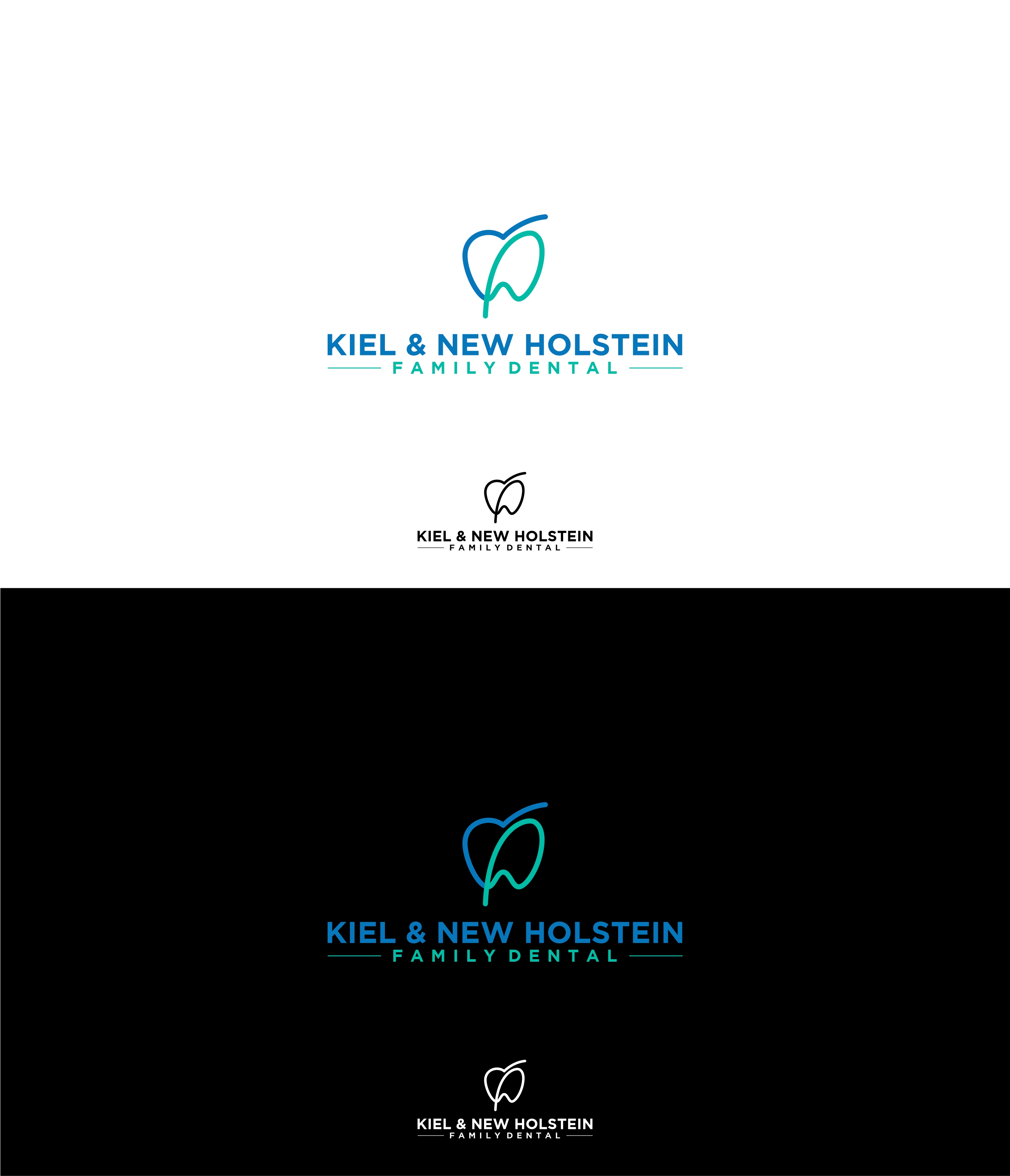 Logo Design by big daddy bojat for Kiel & New Holstein Family Dental | Design #29368033