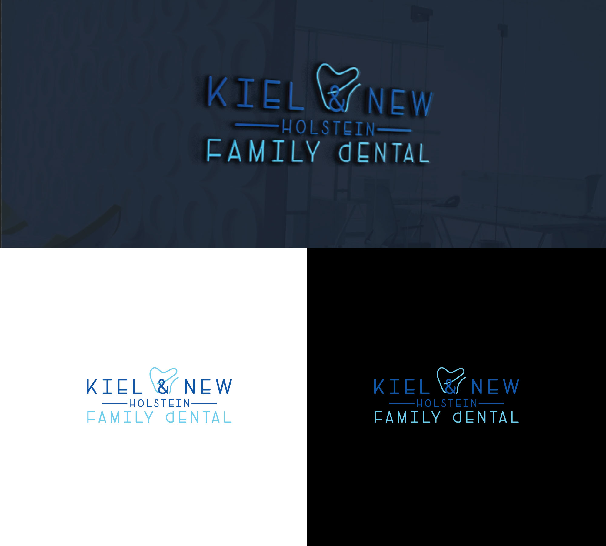 Logo Design by RRR Design for Kiel & New Holstein Family Dental | Design #29374900