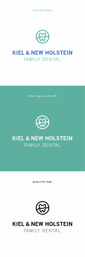 Logo Design by Lammy for Kiel & New Holstein Family Dental | Design #29367721