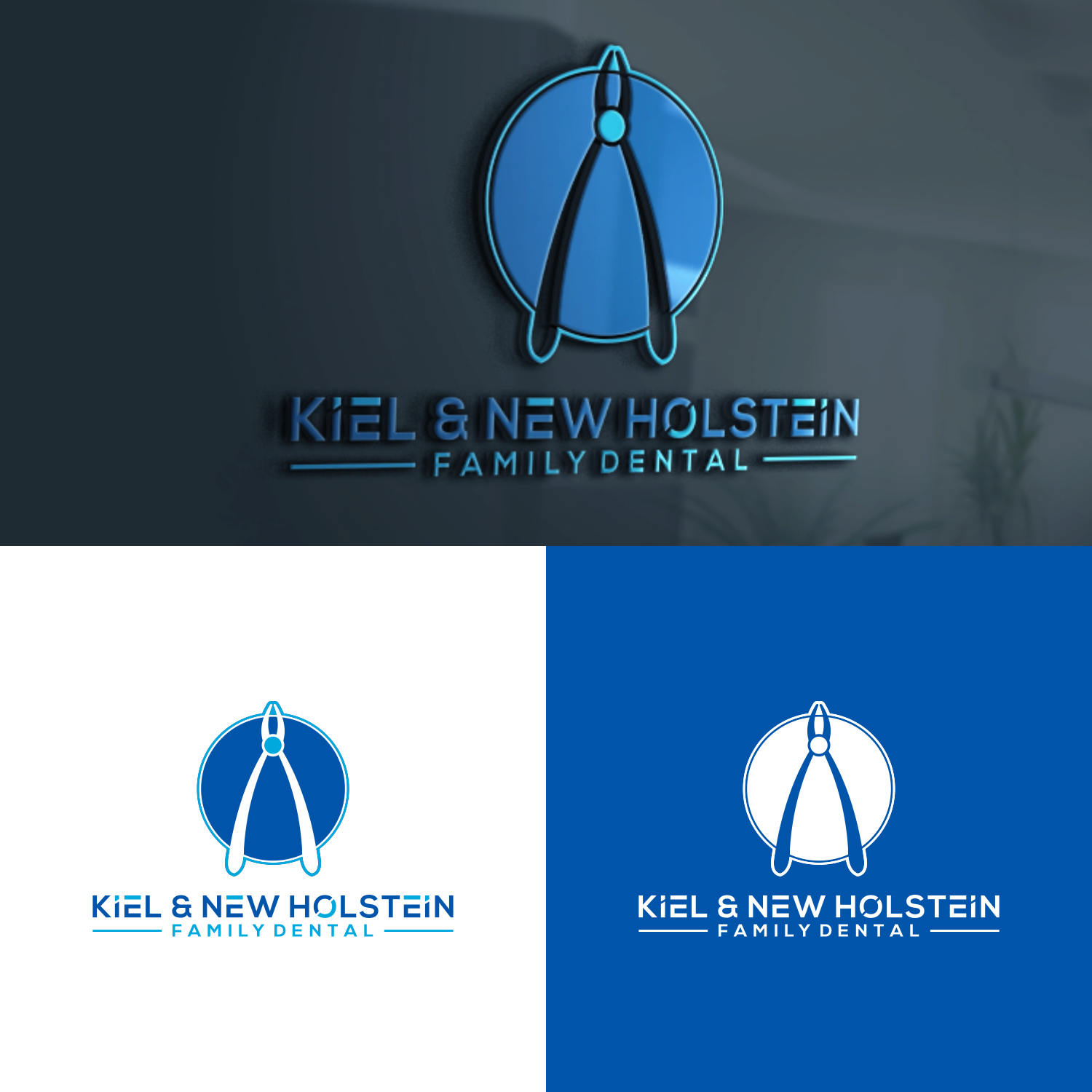 Logo Design by okta5 for Kiel & New Holstein Family Dental | Design #29321888