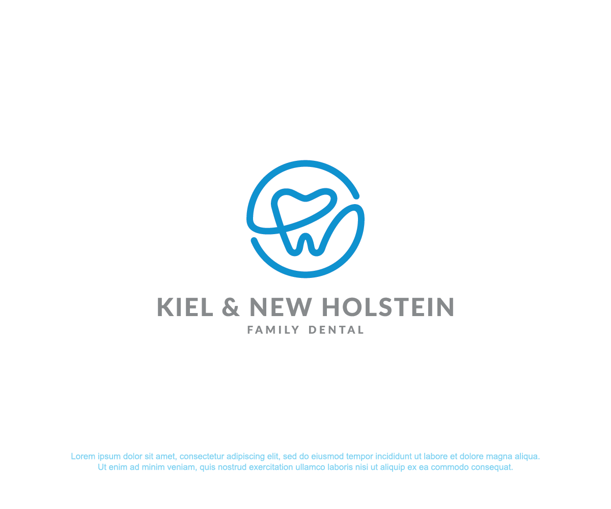 Logo Design by VectoreKing for Kiel & New Holstein Family Dental | Design #29368100