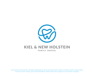 Logo-Design von VectoreKing für Kiel & New Holstein Family Dental | Design: #29368100