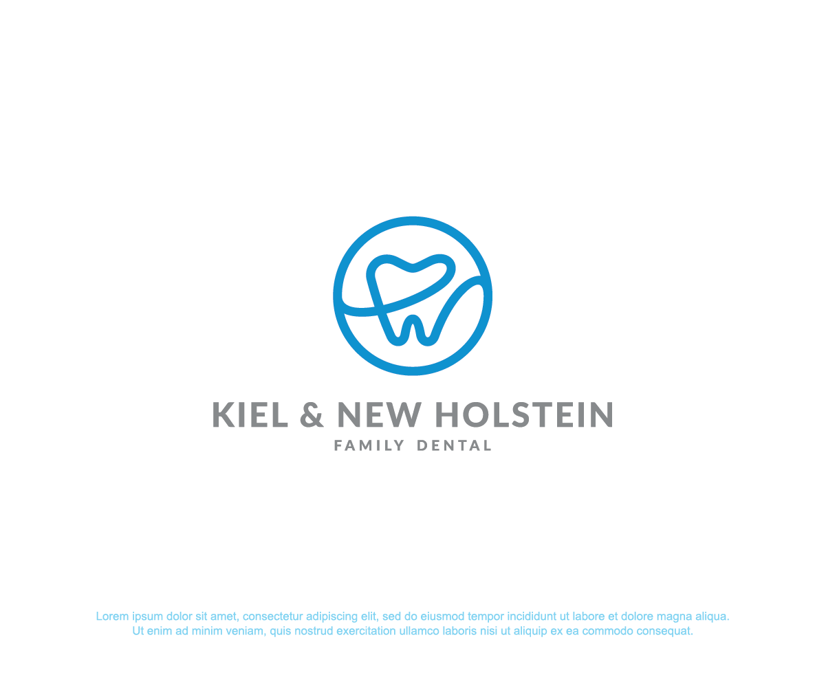 Logo-Design von VectoreKing für Kiel & New Holstein Family Dental | Design #29368177