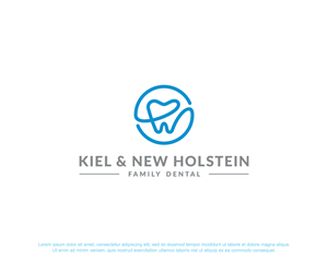 Logo Design by VectoreKing for Kiel & New Holstein Family Dental | Design: #29375566