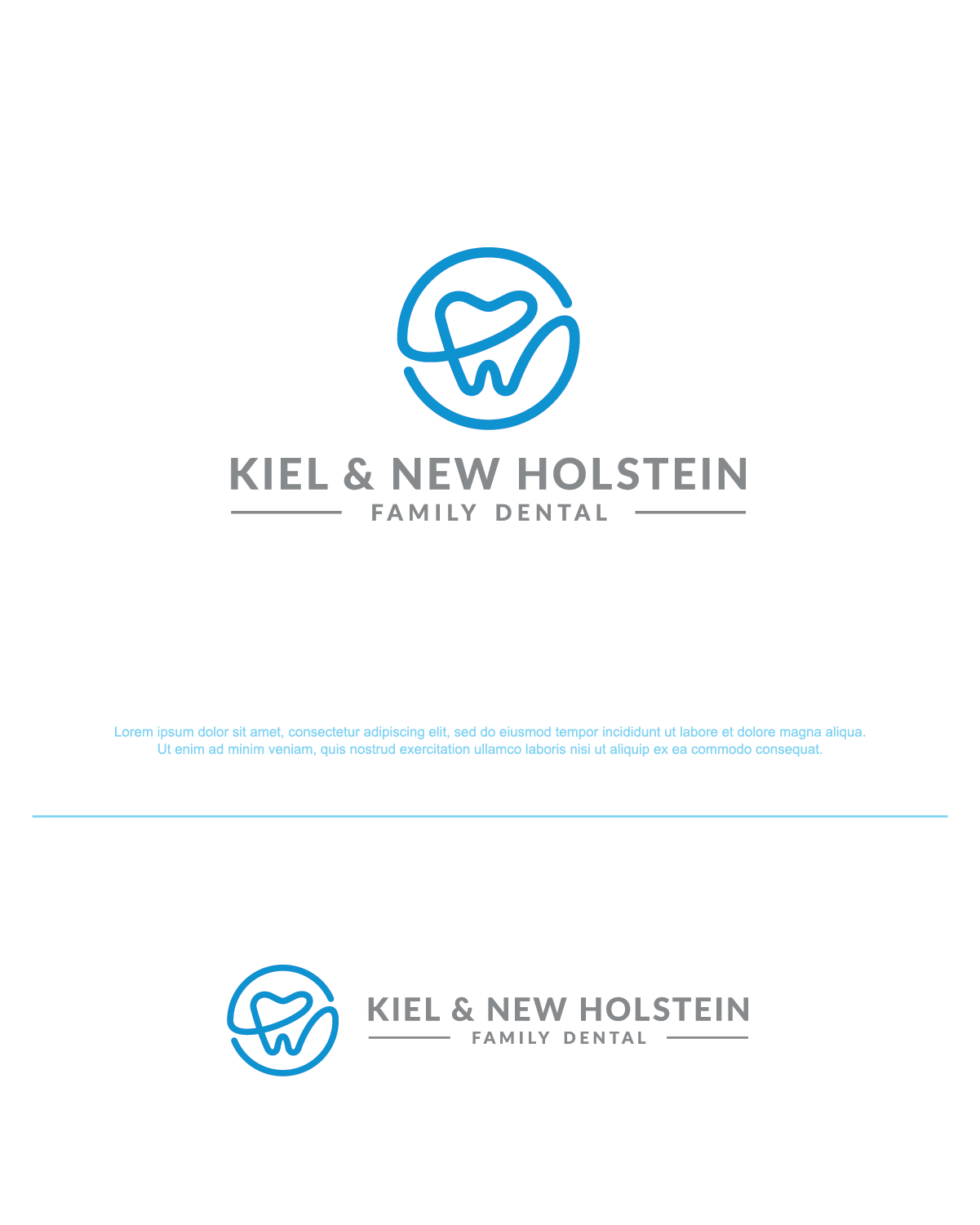 Logo Design by VectoreKing for Kiel & New Holstein Family Dental | Design #29380070