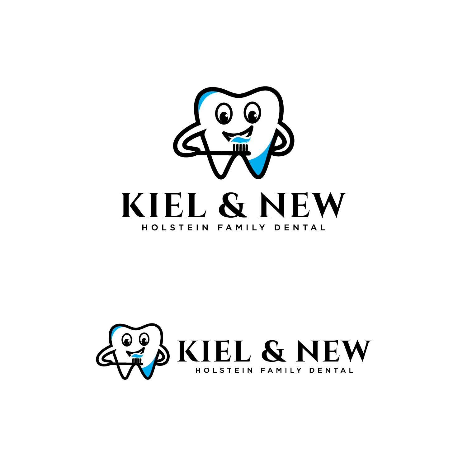 Logo Design by LAXMI DESIGNHUB for Kiel & New Holstein Family Dental | Design #29320379