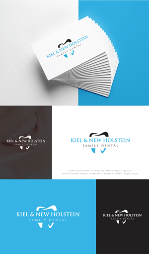Logo Design by Mohammad_Rasel for Kiel & New Holstein Family Dental | Design: #29351929