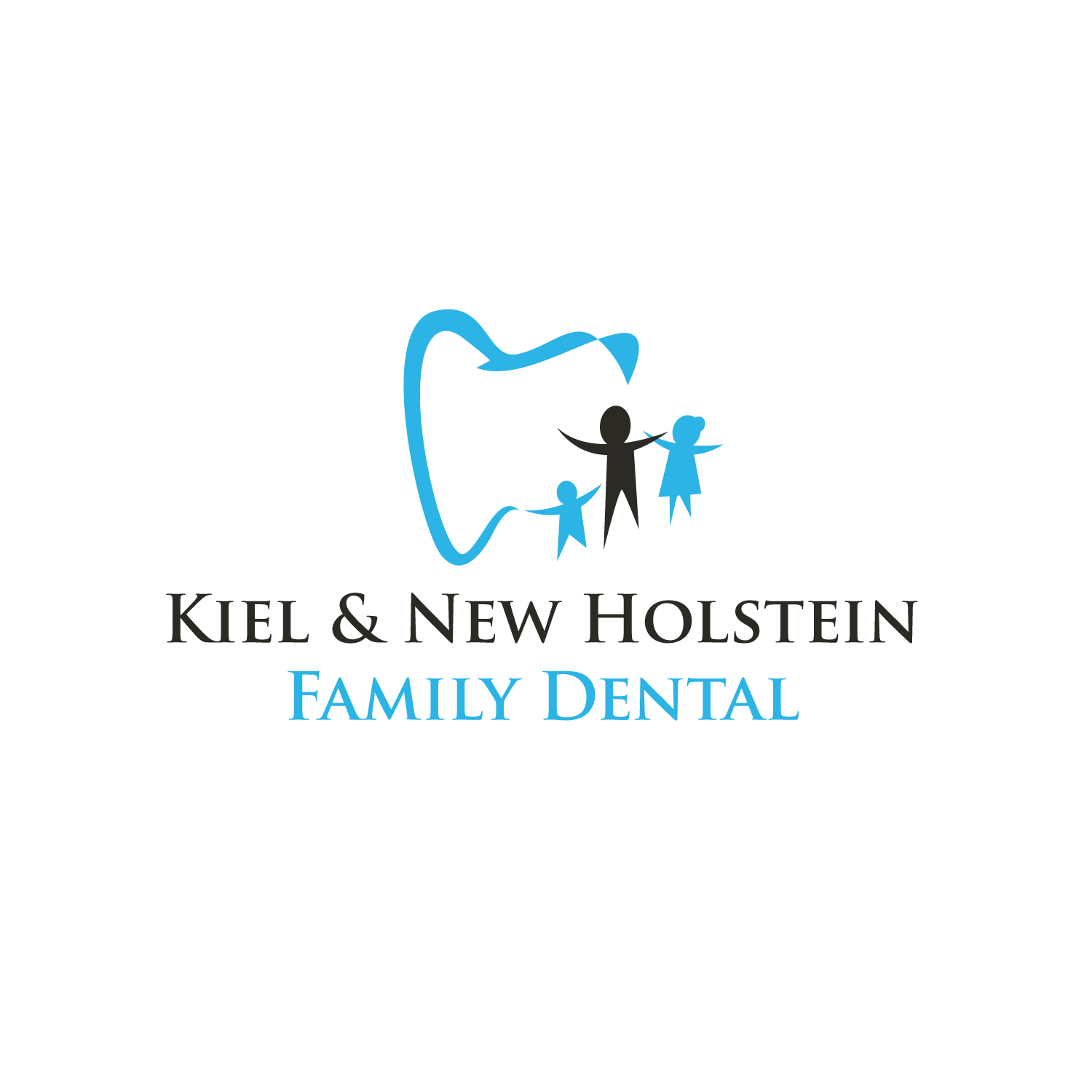 Diseño de Logo por geni para Kiel & New Holstein Family Dental | Diseño #29341635