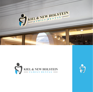 Logo Design by M.Syaiful Huda for Kiel & New Holstein Family Dental | Design: #29319439
