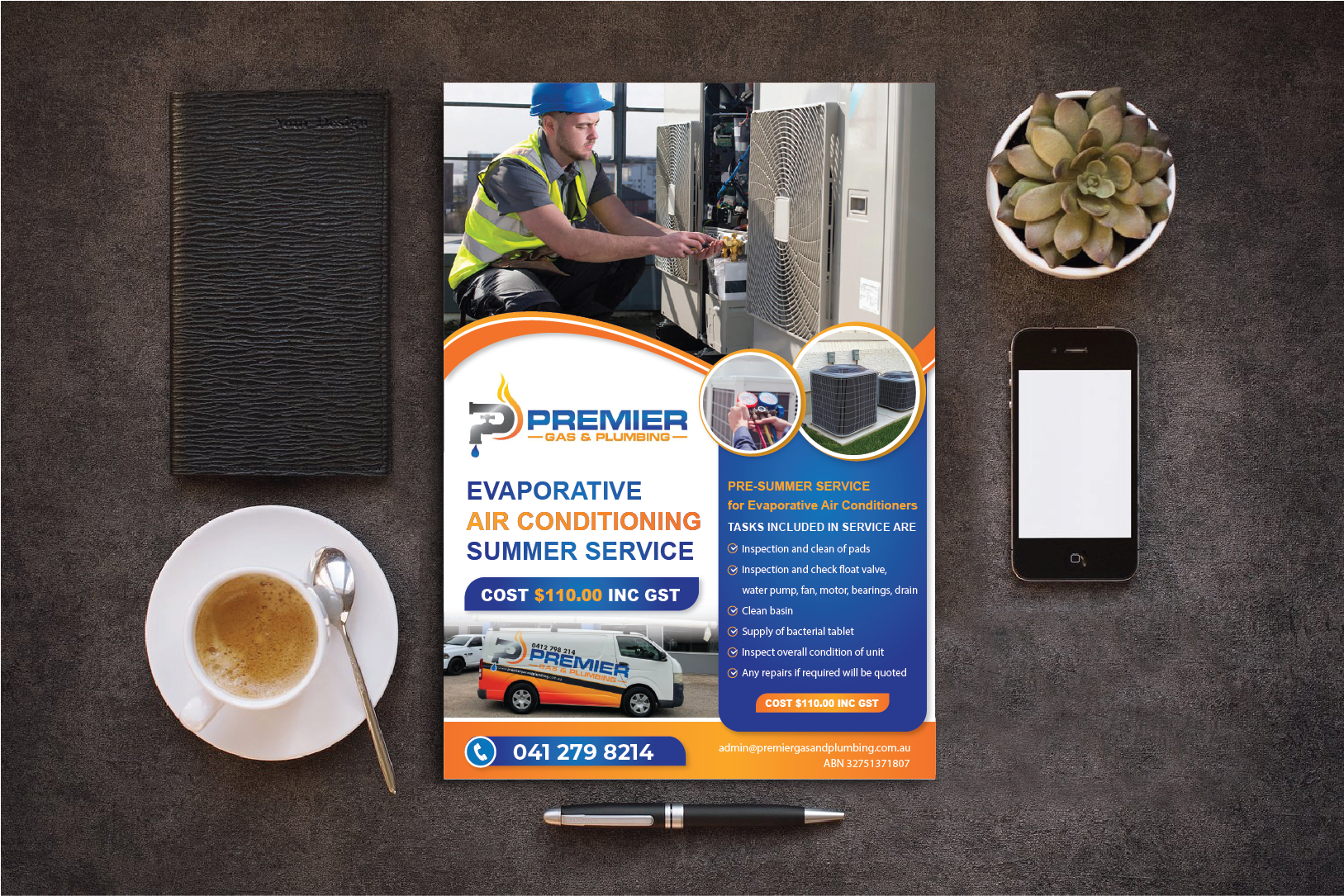Flyer Design by alex989 for Premier Gas and Plumbing | Design #29346861