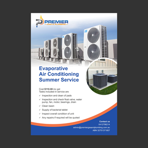 Design de Flyer par nng pour Premier Gas and Plumbing | Design #29342869