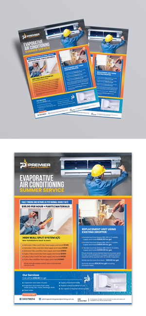 Diseño de Flyer por debdesign para Premier Gas and Plumbing | Diseño: #29317060