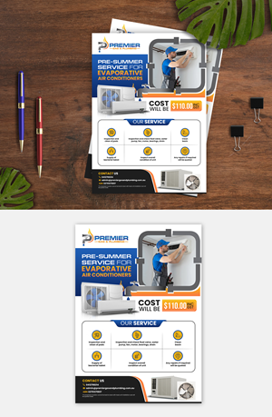 Diseño de Flyer por debdesign para Premier Gas and Plumbing | Diseño: #29320586