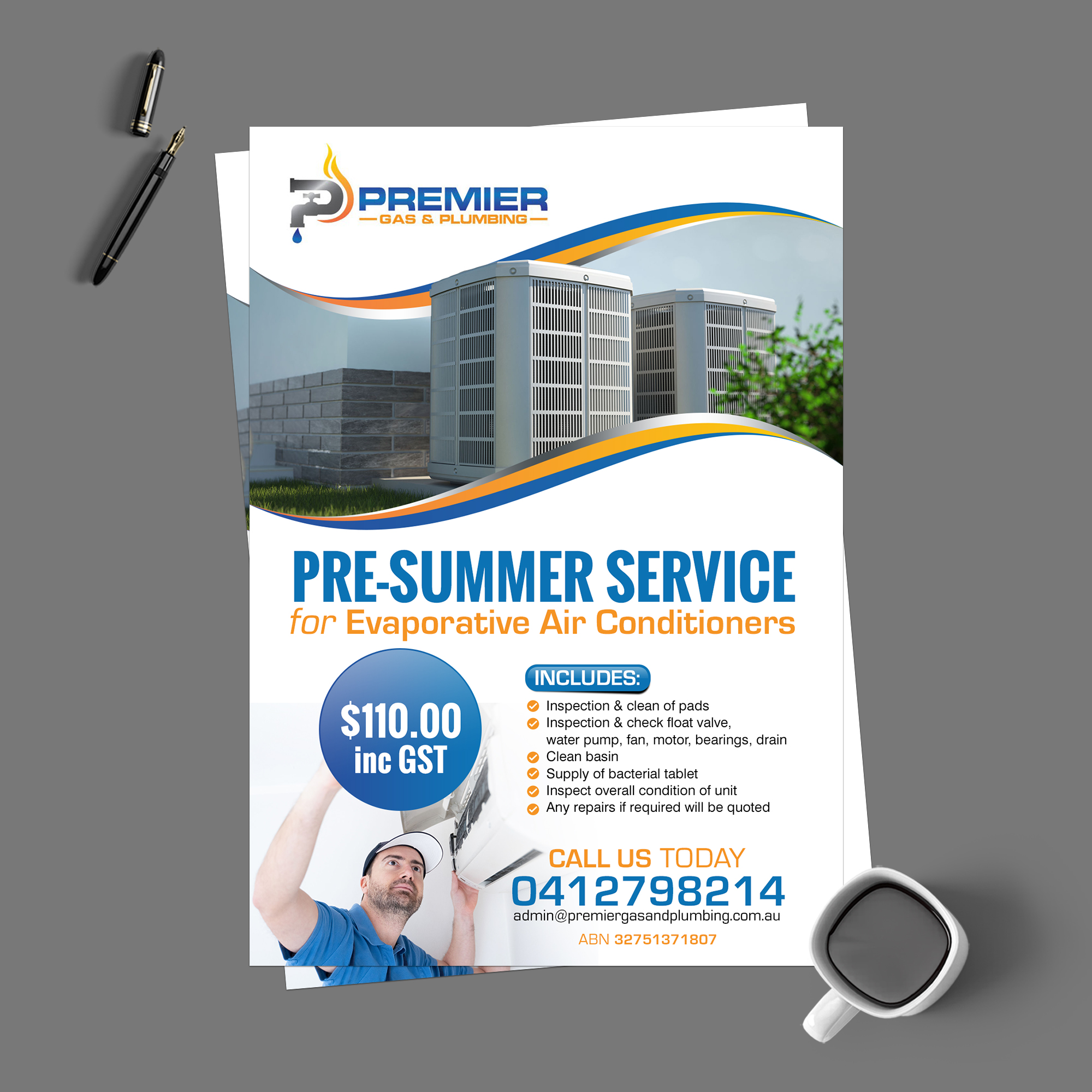 Flyer-Design von chandrayaan.creative für Premier Gas and Plumbing | Design #29318760