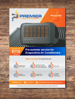 Flyer Design by saurov for Premier Gas and Plumbing | Design: #29323843